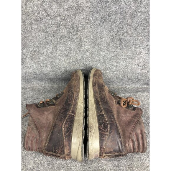 Chaco Boots Mens Size 9.5 Brown Leather Chukka Hiking Lace Up Ankle Casual Trail - Picture 9 of 10